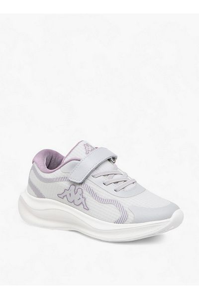 Kappa Girls' Textured Sports Shoes with Hook and Loop Closure