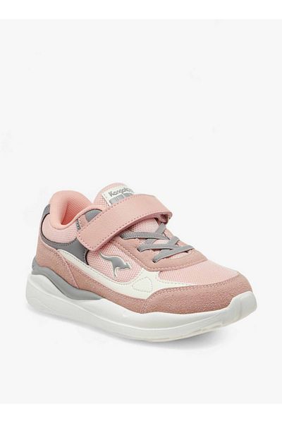 Kangaroos Girls' Logo Detail Sports Shoes with Hook and Loop Closure