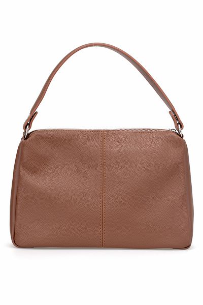 Jacquline Clim559-1C Women's Shoulder Bag Brown