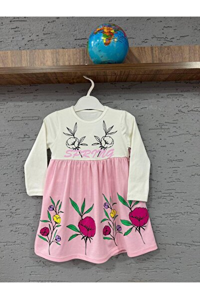 Mikoz Kids Kız çocuk uzun kollu elbise