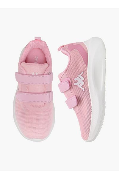 Kappa Girls' Logo Applique Sports Shoes with Hook and Loop Closure