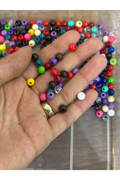 Gönülden Tasarım Mărgele de bijuterii din plastic colorate MINIMUM 200 BUC