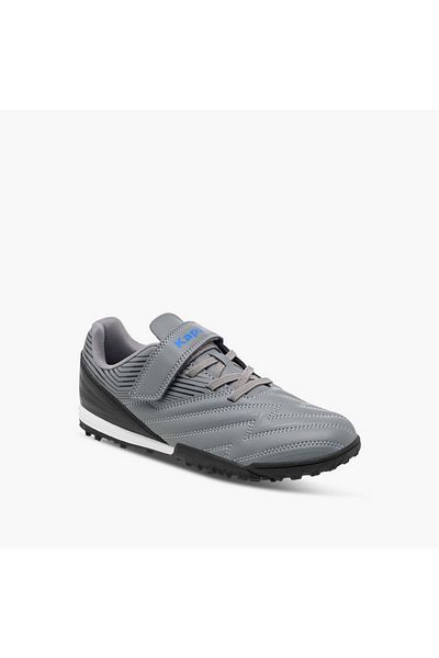 Kappa Boys' Panelled Football Shoes with Hook and Loop Closure
