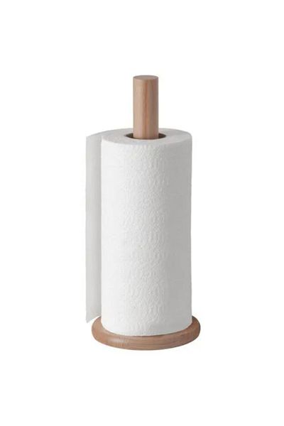 IKEA Standing Towel, Compatible with Medium and Large Sizes, Tabletop, Paper Towel Holder, Beech Wood, 30 cm