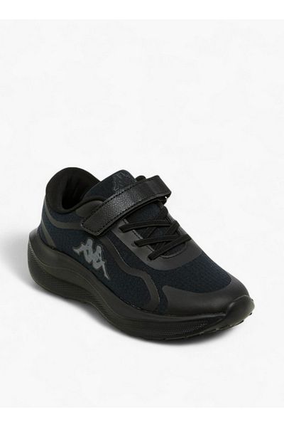 Kappa Girls' Logo Print Sports Shoes with Hook and Loop Closure