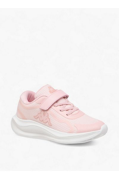 Kappa Girls' Textured Sports Shoes with Hook and Loop Closure