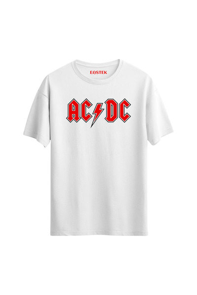 Eastek تي شيرت بتصميم مطبوع للجنسين من AC&DC