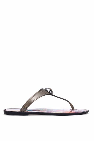Ayakkabı Fuarı Elite Kdrj9003-2 Women's Flip Flops Black