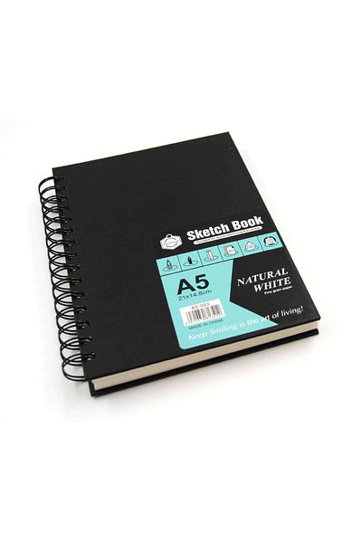 Art Tone Sketchbook on Spiral Hard Cover A5 100 g 80 Sheets