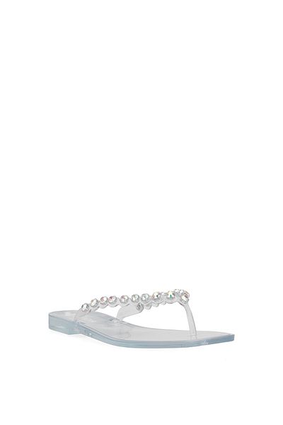 Ayakkabı Fuarı Elite Kdrj002-1 Women's Flip Flops Transparent