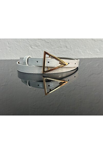 VERAMO حزام نسائي أنيق وحديث من الجلد اللامع بعرض 1.7 سم مع مشبك ذهبي على شكل...