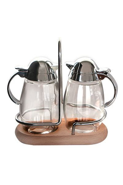 Raki Oliviera GEMMY 2 pieces with wooden stand, 100ml