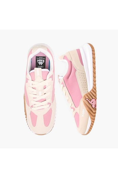 Kappa Women's Embossed Sports Shoes with Lace-Up Closure