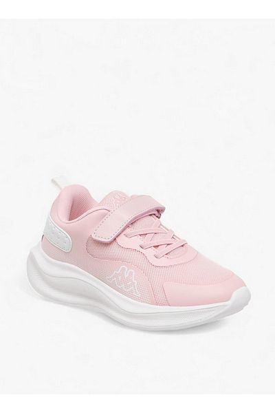 Kappa Girls' Panelled Sports Shoes with Hook and Loop Closure