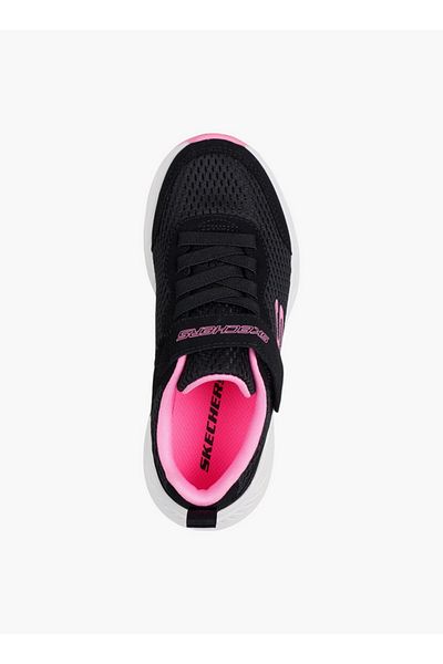 SKECHERS Girls' EDGERIDE Sports Shoes with Hook and Loop Closure - 303981L-BKPK