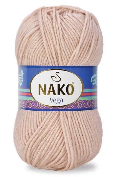 NAKO Vega Χειροποίητο Πλεκτό Νήμα 5480 Φως κεριού