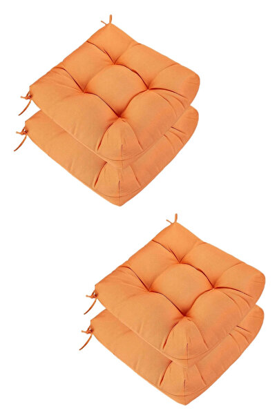 MoMMe PERNEA PENTRU SCAUN 45x45 CM 4BUC PORTOCALIE