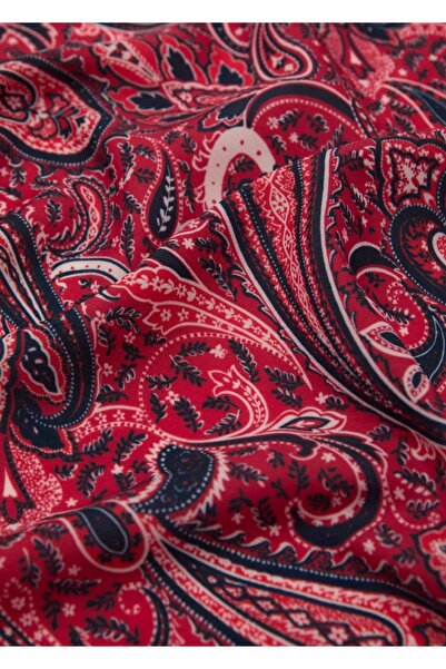 MANGO Woman Paisley desenli şal