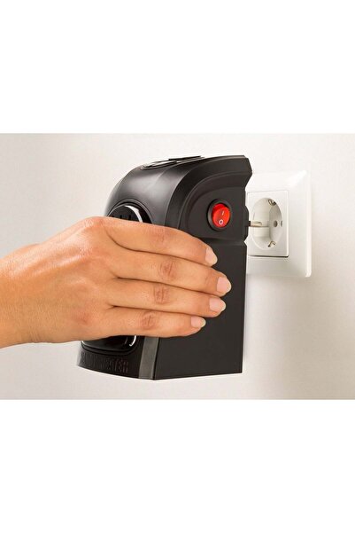 divendi-ro Mini Electric Air Heater, 400W, automatic shut-off after 12 hours, Black