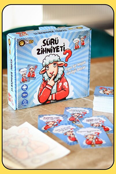 timekey Sürü Zihniyeti Kutu Oyunu Parti Kart Oyunu
