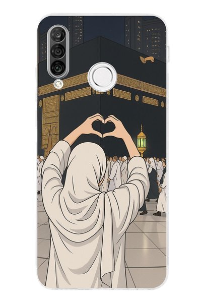 TechTree حافظة سيليكون شفافة متوافقة مع هاتف Huawei P30 Lite