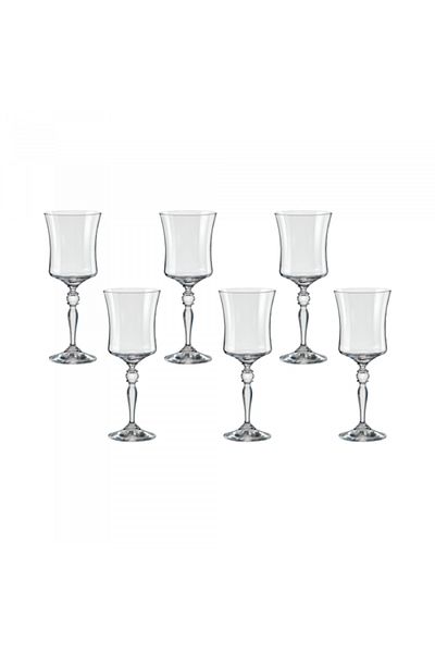 Bohemia Cristal Set 6 pahare vin alb/rose/rosu, BOHEMIA CRISTAL GRACE