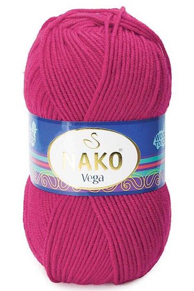 NAKO Νήμα Vega Hand Knitting 10607 Φούξια