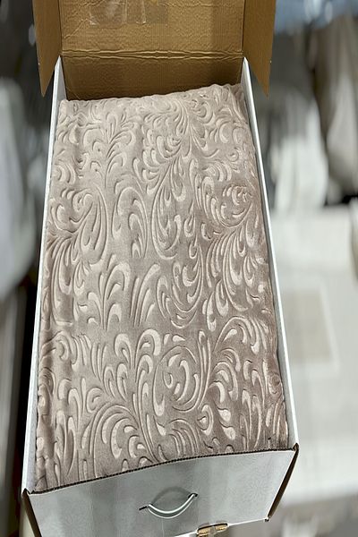 Sarar Gold Embos Double Blanket