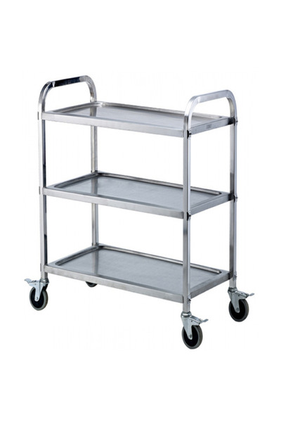 Raki Carucior servire metalic multifunctional 3 polite mic 75x40x82,5cm