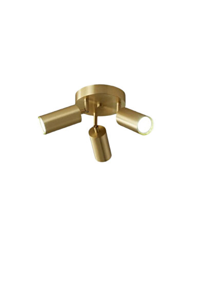 Rsylight Retro Eskitme Kaplama 180 Derece Hareketli Modern Spor 3 Lü Led Spot...