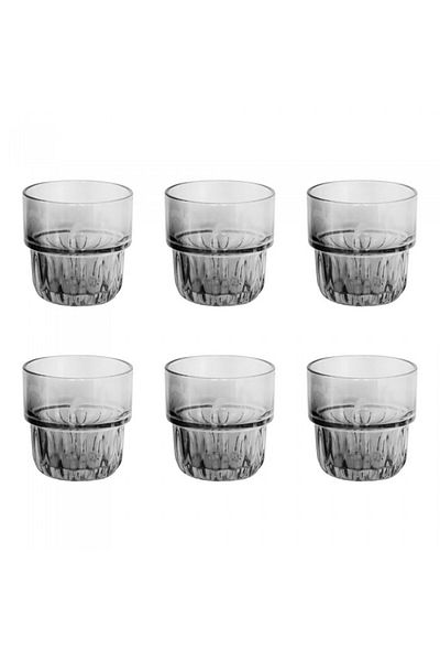 Raki Set 6 pahare FOXY FUME 160ml,7,5xh7,5cm