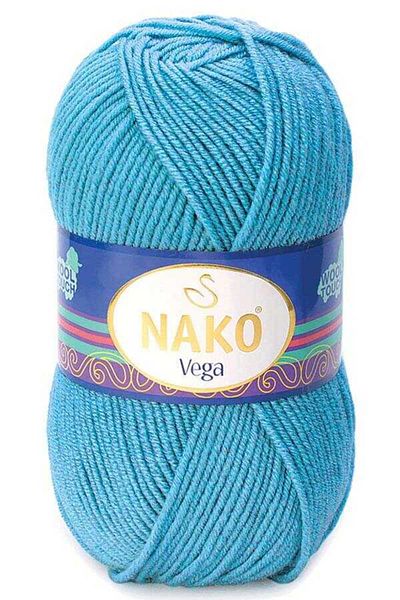 NAKO 5 Pieces Vega Hand Knitting Yarn 10608 Turquoise