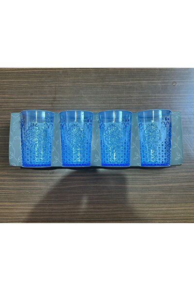 motiev 4’lü Desenli Akrilik Kamp Bardak Seti - Şık & Hafif Outdoor Kullanım