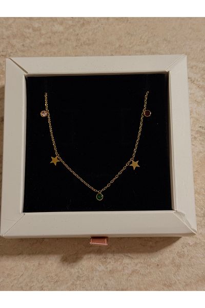 luxyansımalar Steel Necklace