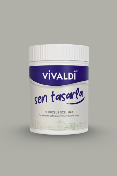Vivaldi Boya Tüm Yüzeyler İçin Su Bazlı Hibrit Yenileme Boyası DIY-Dolap-Ahşa...
