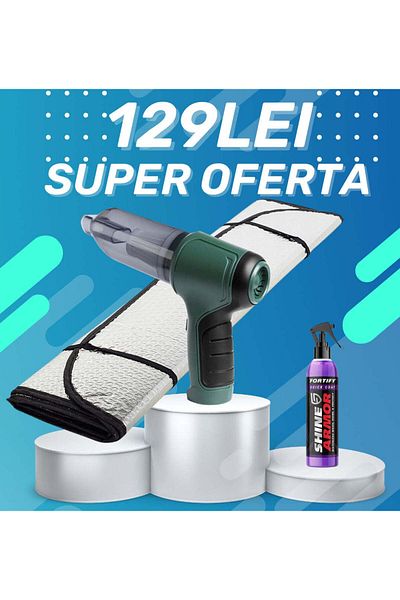 divendi-ro Promotional package: Sunscreen, Vacuum and Liquid Wax Kit + Washcloth