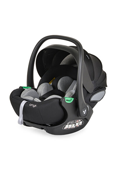 Cangaroo Scaun Scoica Auto Bebelusi Onyx Grey i-Size – ISOFIX, R129,Spumă Memorie,Protecție Laterală