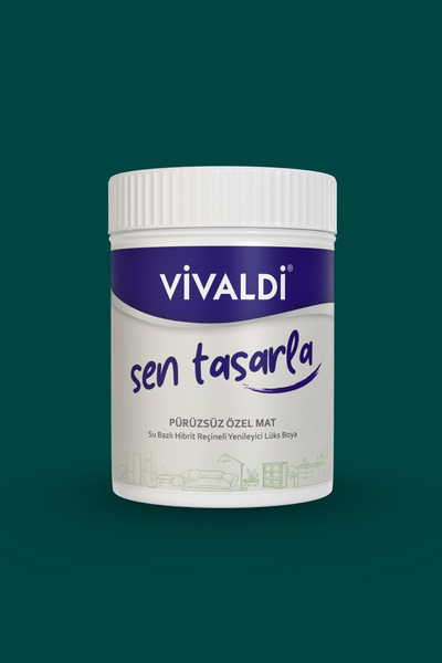 Vivaldi Boya Tüm Yüzeyler İçin Su Bazlı Hibrit Yenileme Boyası DIY-Dolap-Ahşa...