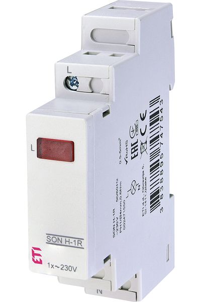 Eti Indicator de tensiune, monofazat, led rosu, SON H-1R, 002471550,