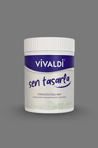 Vivaldi Boya Tüm Yüzeyler İçin Su Bazlı Hibrit Yenileme Boyası DIY-Dolap-Ahşa...