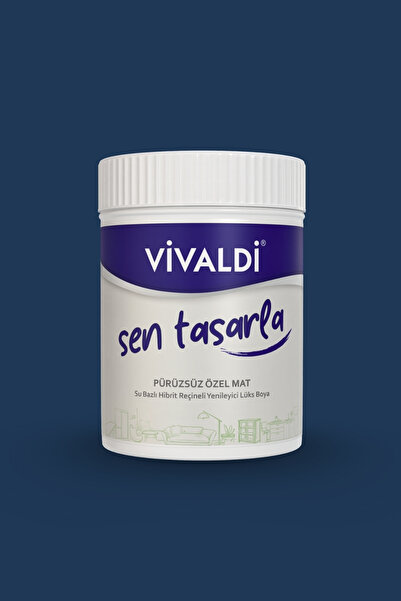 Vivaldi Boya Tüm Yüzeyler İçin Su Bazlı Hibrit Yenileme Boyası DIY-Dolap-Ahşa...