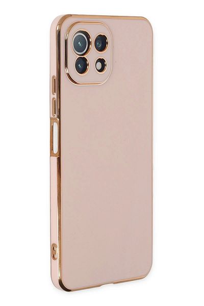 CepteToptan حافظة هاتف Xiaomi MI 11 Lite من السيليكون - وردي - MKİ9501-6463