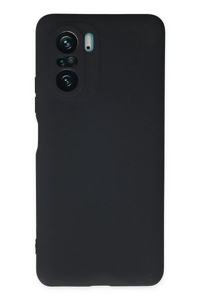 CepteToptan حافظة هاتف Xiaomi Poco F3 من السيليكون المخملي الداخلي - أزرق داكن - MKİ8775-4003