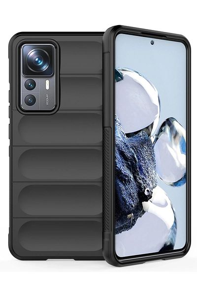 CepteToptan حافظة هاتف Xiaomi Mi 12T Pro من السيليكون المثالي - أسود - MKİ8452-3600