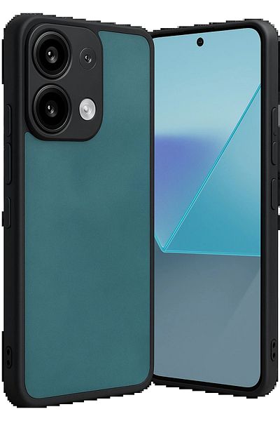 CepteToptan حافظة هاتف Xiaomi Redmi Note 13 4G من الجلد - أخضر فاتح - MKİ2956-3513