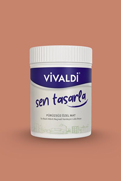 Vivaldi Boya Tüm Yüzeyler İçin Su Bazlı Hibrit Yenileme Boyası DIY-Dolap-Ahşap-Mobilya-Kapı-Beyaz Eşya-Fayans 1LT