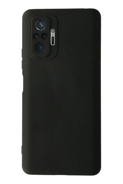 CepteToptan حافظة هاتف Xiaomi Redmi Note 10 Pro مصنوعة من السيليكون المخملي الداخلي - أسود - MKİ3772-8250