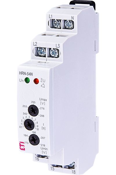 Eti Releu monitorizare si control, trifazat, bobina 230/400V AC, HRN-54N, 002471412,