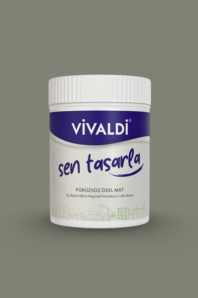 Vivaldi Boya Tüm Yüzeyler İçin Su Bazlı Hibrit Yenileme Boyası DIY-Dolap-Ahşa...