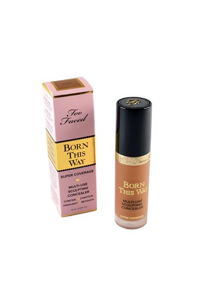 Too Faced Corector pentru conturarea fetei Too Faced Born This Way Super Coverage Concealer, Chai, 15ml